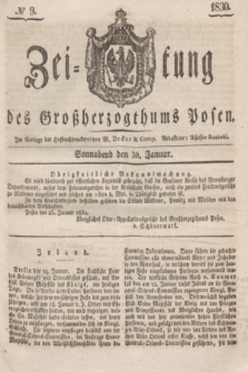 Zeitung des Großherzogthums Posen. 1830, № 9 (30 Januar) + dod.
