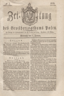Zeitung des Großherzogthums Posen. 1831, № 3 (5 Januar)