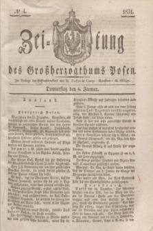 Zeitung des Großherzogthums Posen. 1831, № 4 (6 Januar)