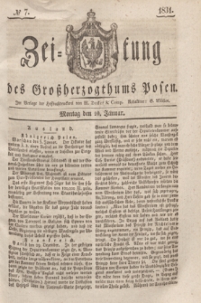 Zeitung des Großherzogthums Posen. 1831, № 7 (10 Januar)