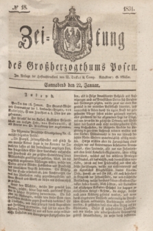 Zeitung des Großherzogthums Posen. 1831, № 18 (22 Januar)