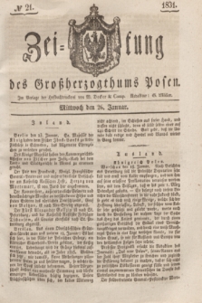 Zeitung des Großherzogthums Posen. 1831, № 21 (26 Januar)