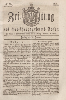 Zeitung des Großherzogthums Posen. 1831, № 23 (28 Januar)