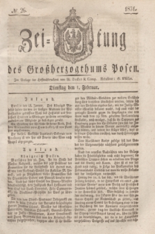 Zeitung des Großherzogthums Posen. 1831, № 26 (1 Februar)