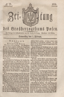 Zeitung des Großherzogthums Posen. 1831, № 28 (3 Februar)