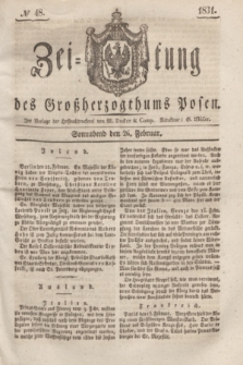 Zeitung des Großherzogthums Posen. 1831, № 48 (26 Februar)