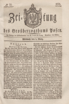 Zeitung des Großherzogthums Posen. 1831, № 51 (2 März)