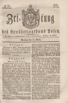 Zeitung des Großherzogthums Posen. 1831, № 61 (14 März)