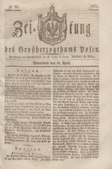 Zeitung des Großherzogthums Posen. 1831, № 98 (30 April)