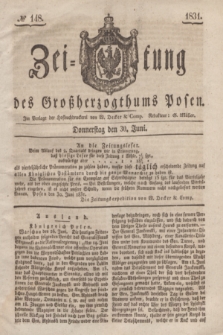Zeitung des Großherzogthums Posen. 1831, № 148 (30 Juni)