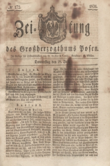 Zeitung des Großherzogthums Posen. 1831, № 172 (28 Juli)