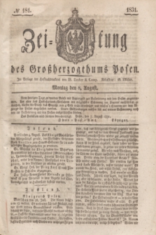Zeitung des Großherzogthums Posen. 1831, № 181 (8 August)