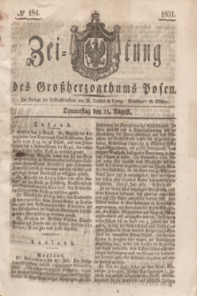 Zeitung des Großherzogthums Posen. 1831, № 184 (11 August)