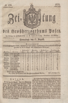 Zeitung des Großherzogthums Posen. 1831, № 198 (27 August)