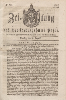 Zeitung des Großherzogthums Posen. 1831, № 200 (30 August)