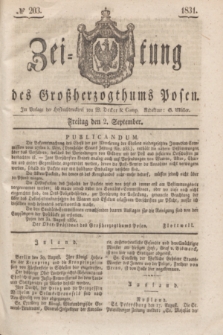 Zeitung des Großherzogthums Posen. 1831, № 203 (2 September)