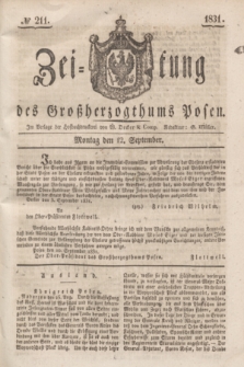 Zeitung des Großherzogthums Posen. 1831, № 211 (12 September)