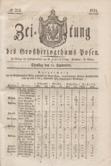 Zeitung des Großherzogthums Posen. 1831, № 212 (13 September)