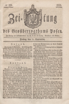 Zeitung des Großherzogthums Posen. 1831, № 221 (23 September)