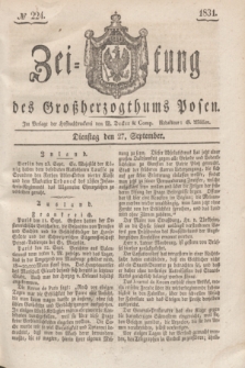 Zeitung des Großherzogthums Posen. 1831, № 224 (27 September)