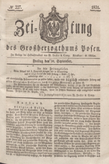 Zeitung des Großherzogthums Posen. 1831, № 227 (30 September)