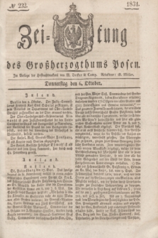 Zeitung des Großherzogthums Posen. 1831, № 232 (6 Oktober)