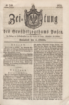 Zeitung des Großherzogthums Posen. 1831, № 240 (15 Oktober)