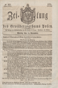 Zeitung des Großherzogthums Posen. 1831, № 265 (14 November)