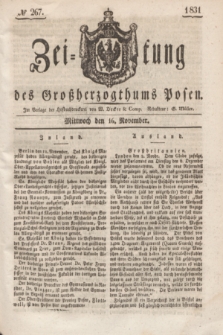 Zeitung des Großherzogthums Posen. 1831, № 267 (16 November)