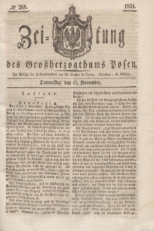 Zeitung des Großherzogthums Posen. 1831, № 268 (17 November)