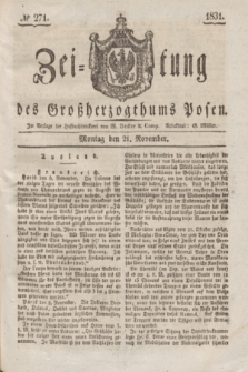 Zeitung des Großherzogthums Posen. 1831, № 271 (21 November)