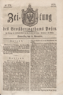 Zeitung des Großherzogthums Posen. 1831, № 274 (24 November)