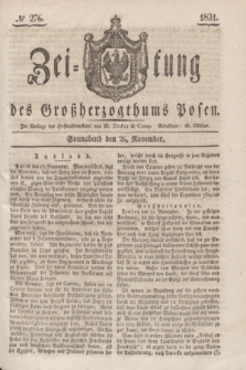 Zeitung des Großherzogthums Posen. 1831, № 276 (26 November)