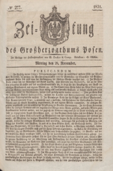 Zeitung des Großherzogthums Posen. 1831, № 277 (28 November)