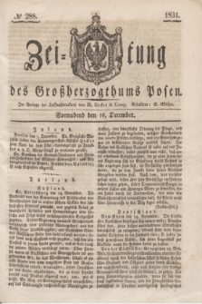 Zeitung des Großherzogthums Posen. 1831, № 288 (10 December)