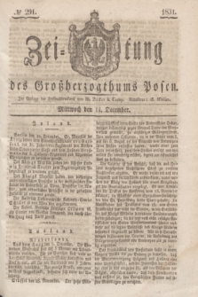 Zeitung des Großherzogthums Posen. 1831, № 291 (14 December)