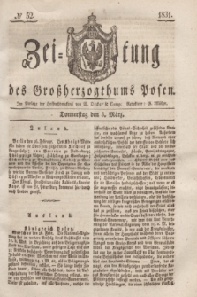 Zeitung des Großherzogthums Posen. 1831, № 52 (3 März)
