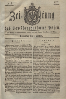 Zeitung des Großherzogthums Posen. 1832, № 4 (5 Januar)