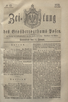 Zeitung des Großherzogthums Posen. 1832, № 12 (14 Januar)