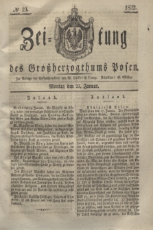 Zeitung des Großherzogthums Posen. 1832, № 19 (23 Januar)