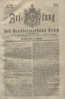 Zeitung des Großherzogthums Posen. 1832, № 20 (24 Januar)