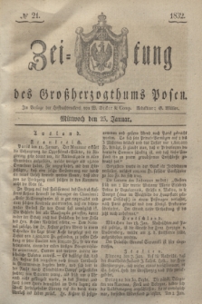 Zeitung des Großherzogthums Posen. 1832, № 21 (25 Januar)