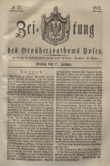 Zeitung des Großherzogthums Posen. 1832, № 23 (27 Januar)