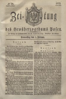 Zeitung des Großherzogthums Posen. 1832, № 28 (2 Februar)