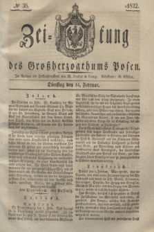 Zeitung des Großherzogthums Posen. 1832, № 38 (14 Februar)