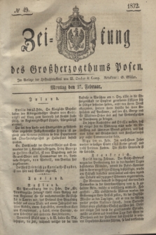 Zeitung des Großherzogthums Posen. 1832, № 49 (27 Februar)