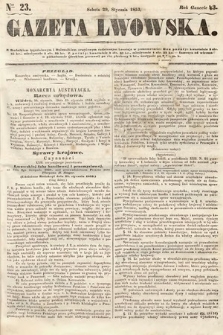 Gazeta Lwowska. 1853, nr 23