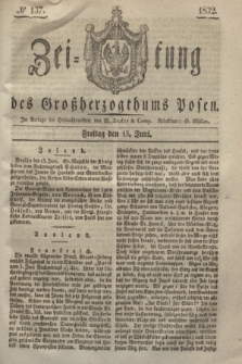 Zeitung des Großherzogthums Posen. 1832, № 137 (15 Juni)