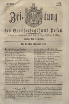 Zeitung des Großherzogthums Posen. 1832, № 179 (3 August)