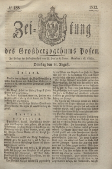 Zeitung des Großherzogthums Posen. 1832, № 188 (14 August)